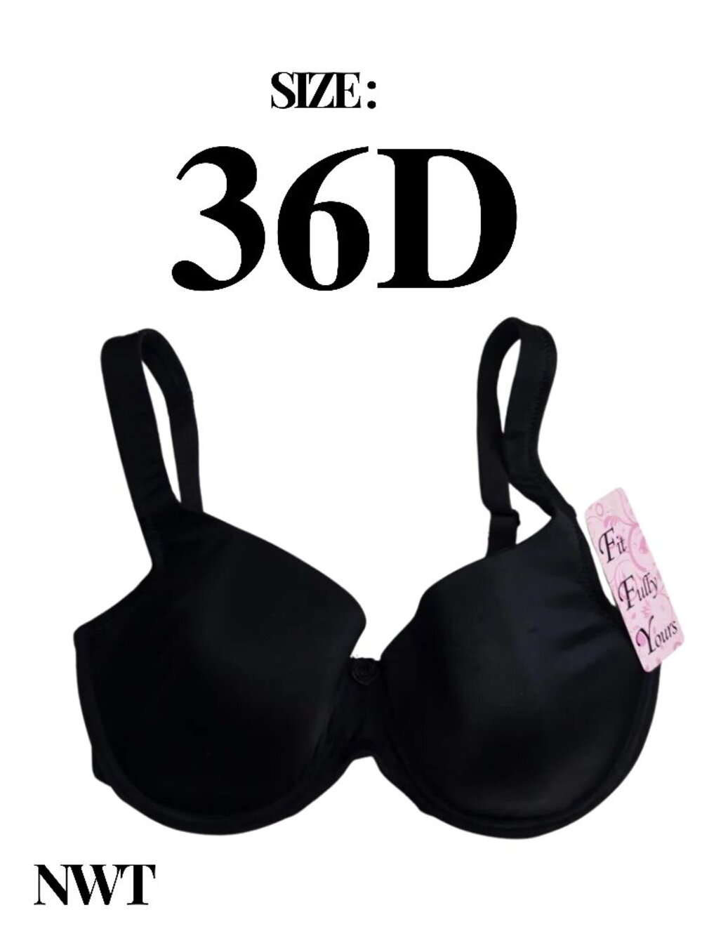 Fit Fully Yours Smooth Sweetheart Bra NWT — Size 36D